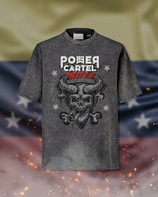 Power Cartel Meet 2.0 – Oversize Heavyweight Tee (230g)